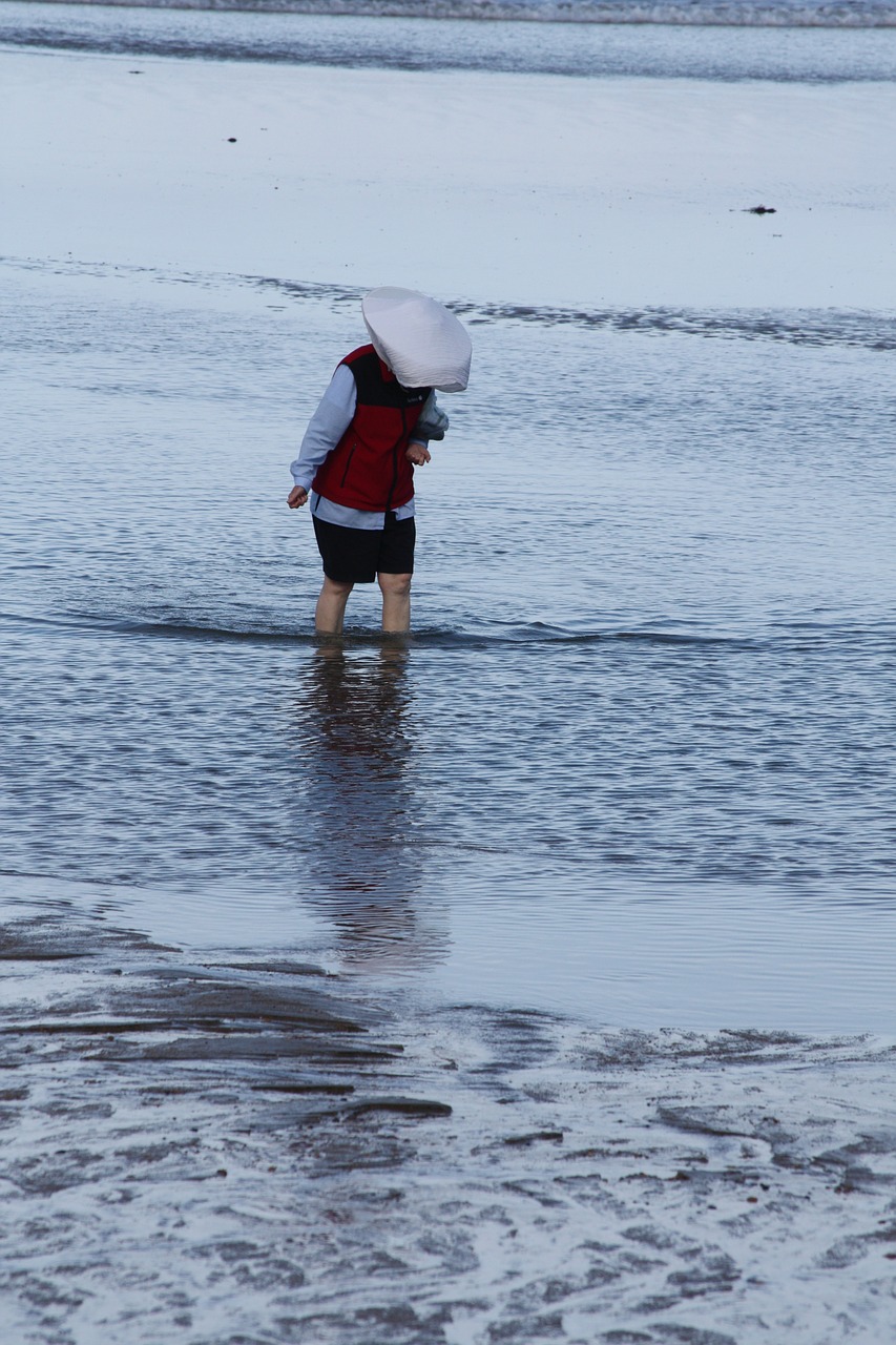 beach biarritz woman free photo