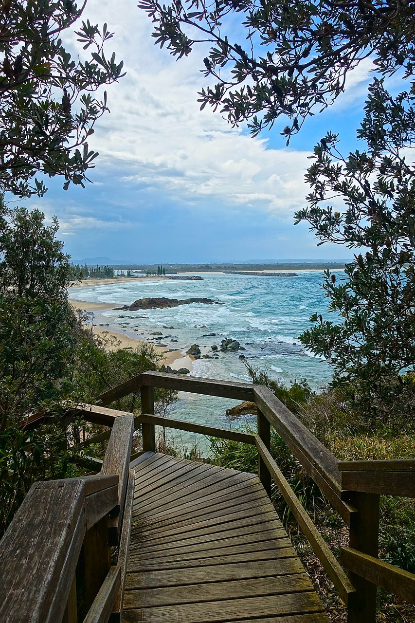 beach vista scenic free photo
