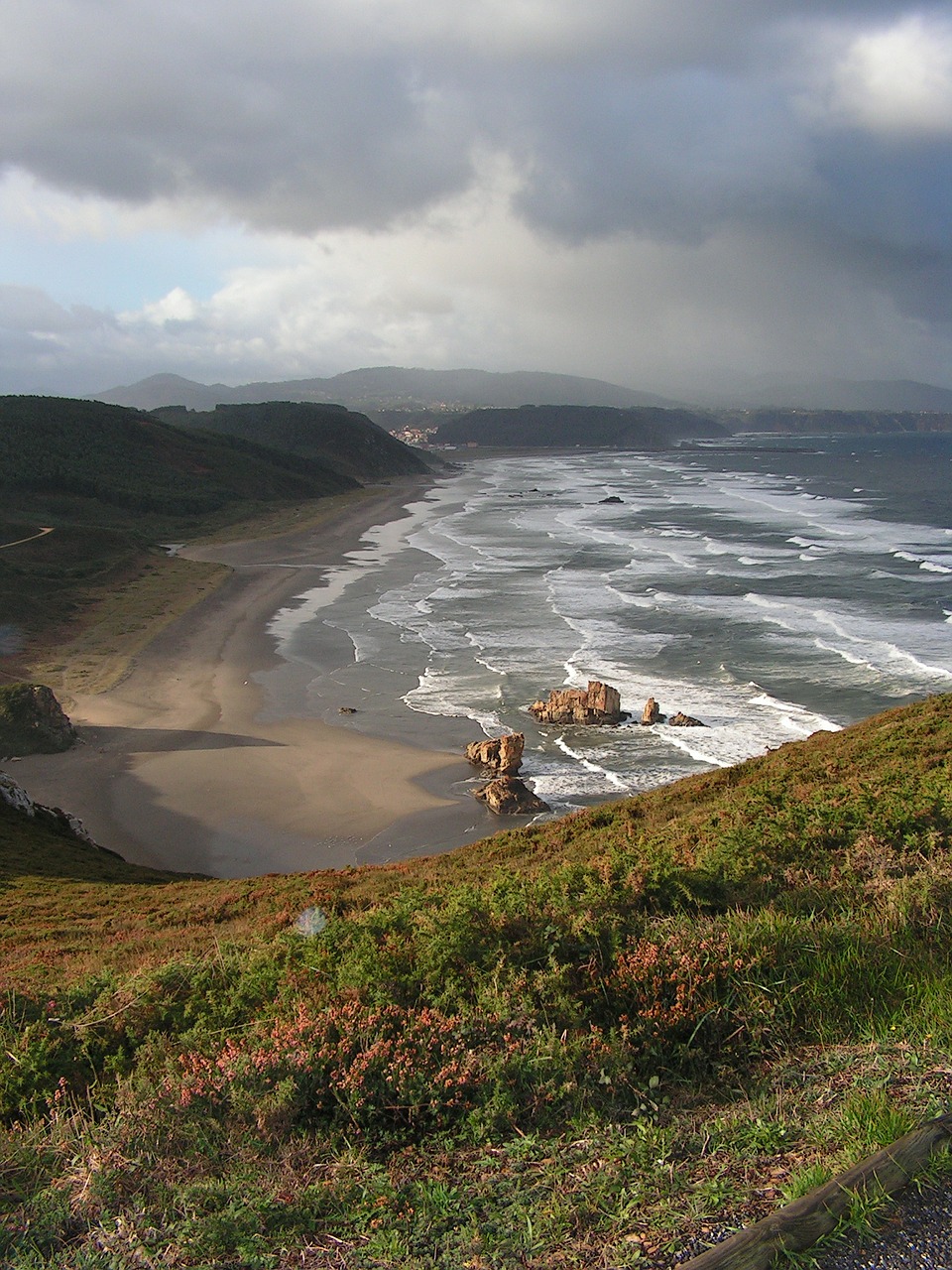 beach waves storm free photo