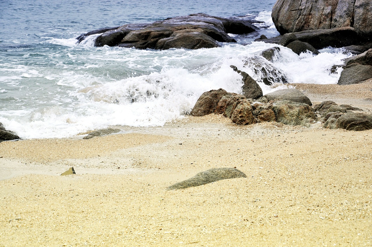 beach sand and stones free pictures free photo