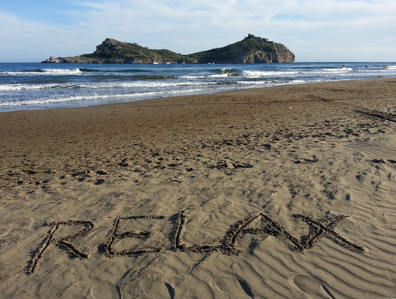 beach sea sand free photo