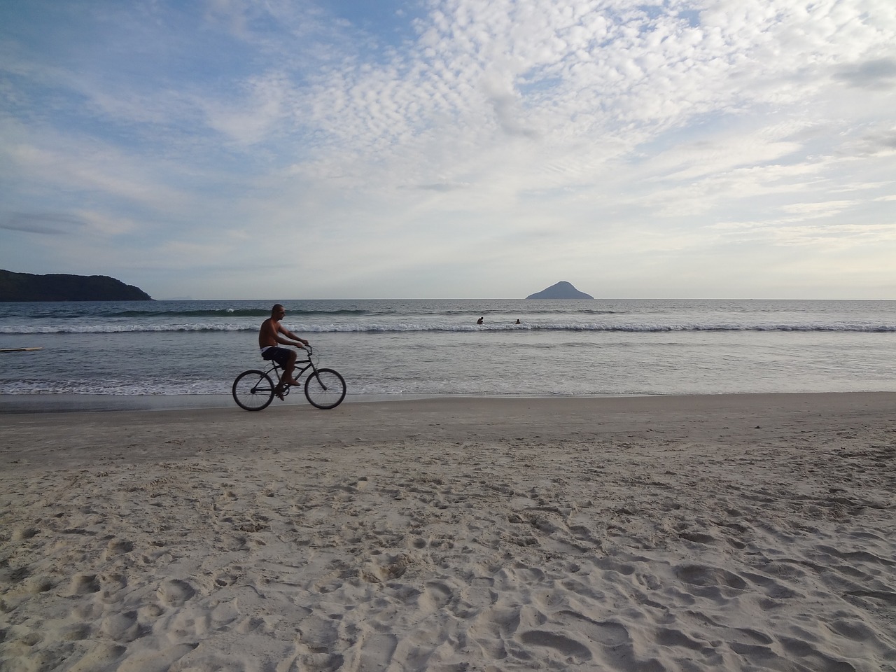 beach holidays bike free photo