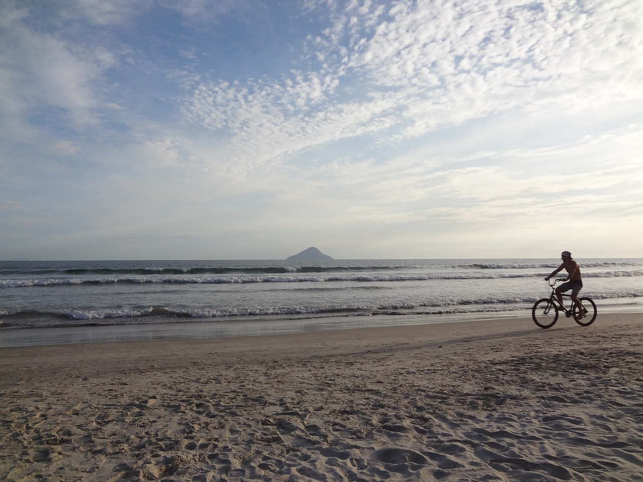 beach holidays bike free photo