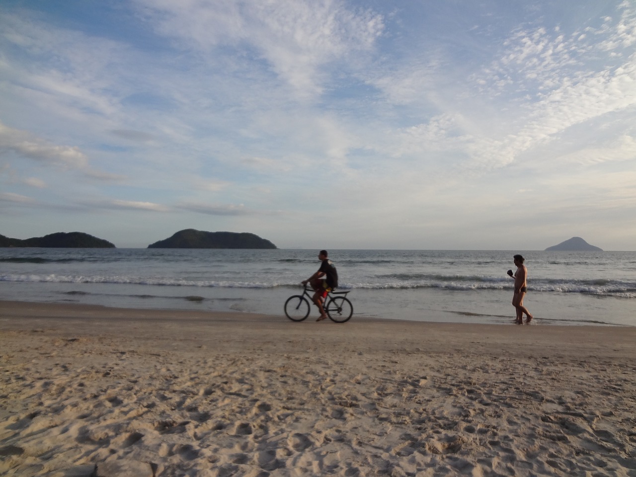 beach holidays bike free photo