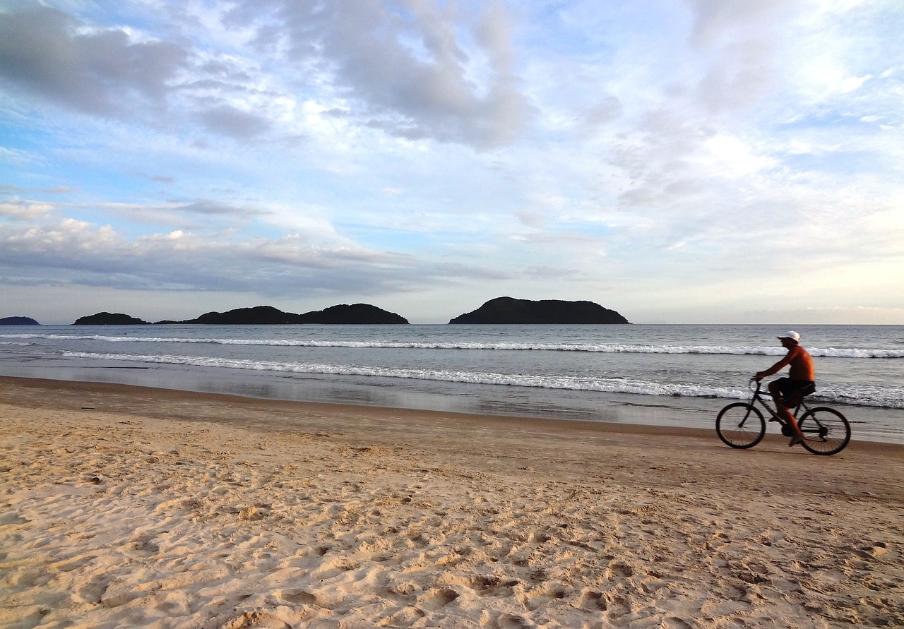 beach holidays bike free photo