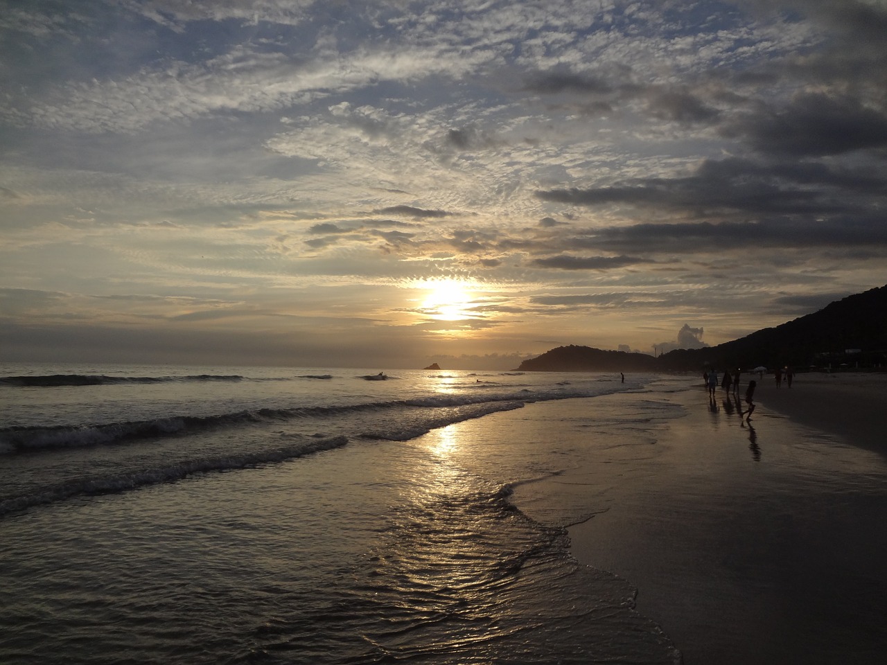 beach holidays twilight free photo