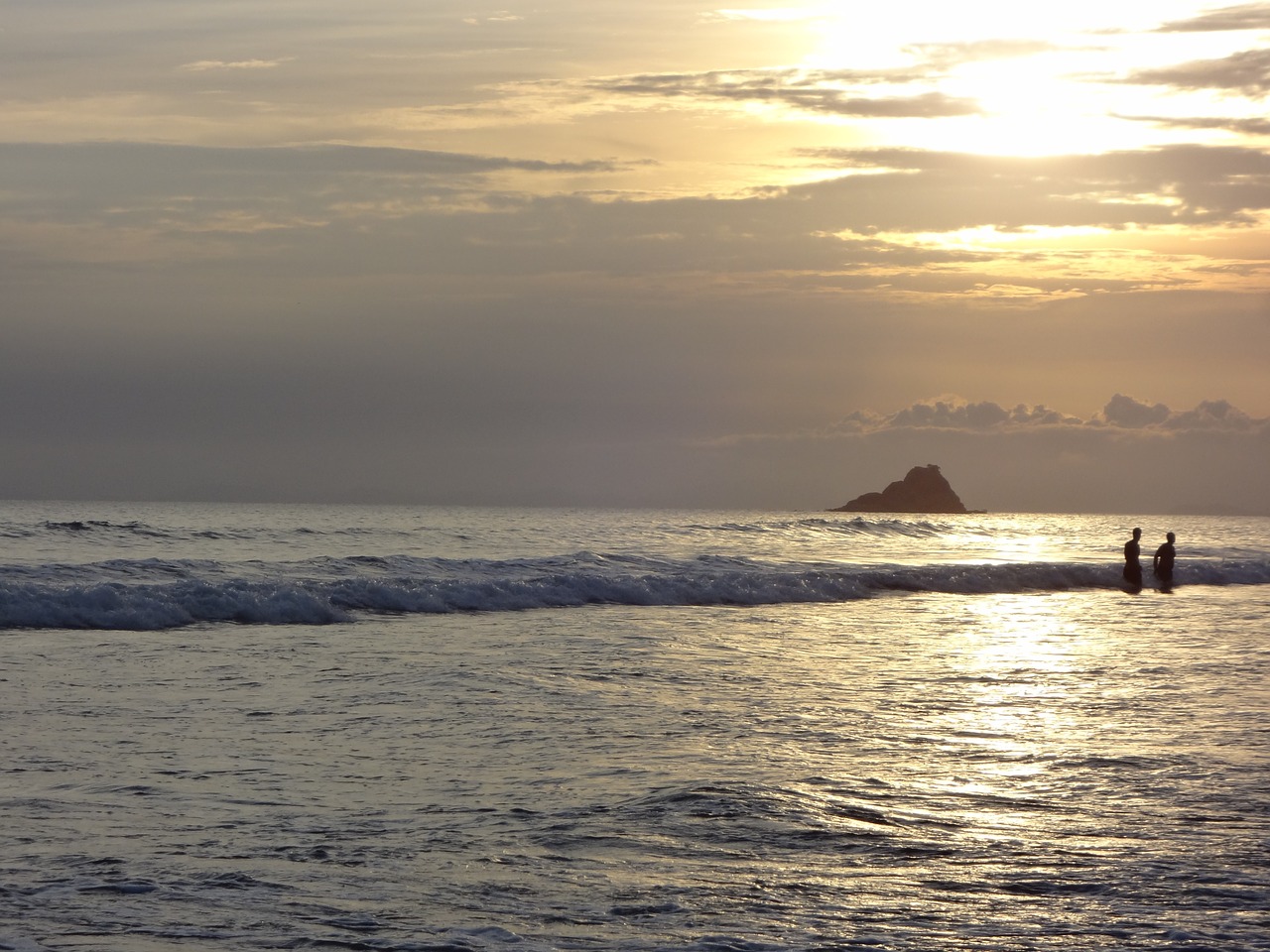 beach holidays twilight free photo