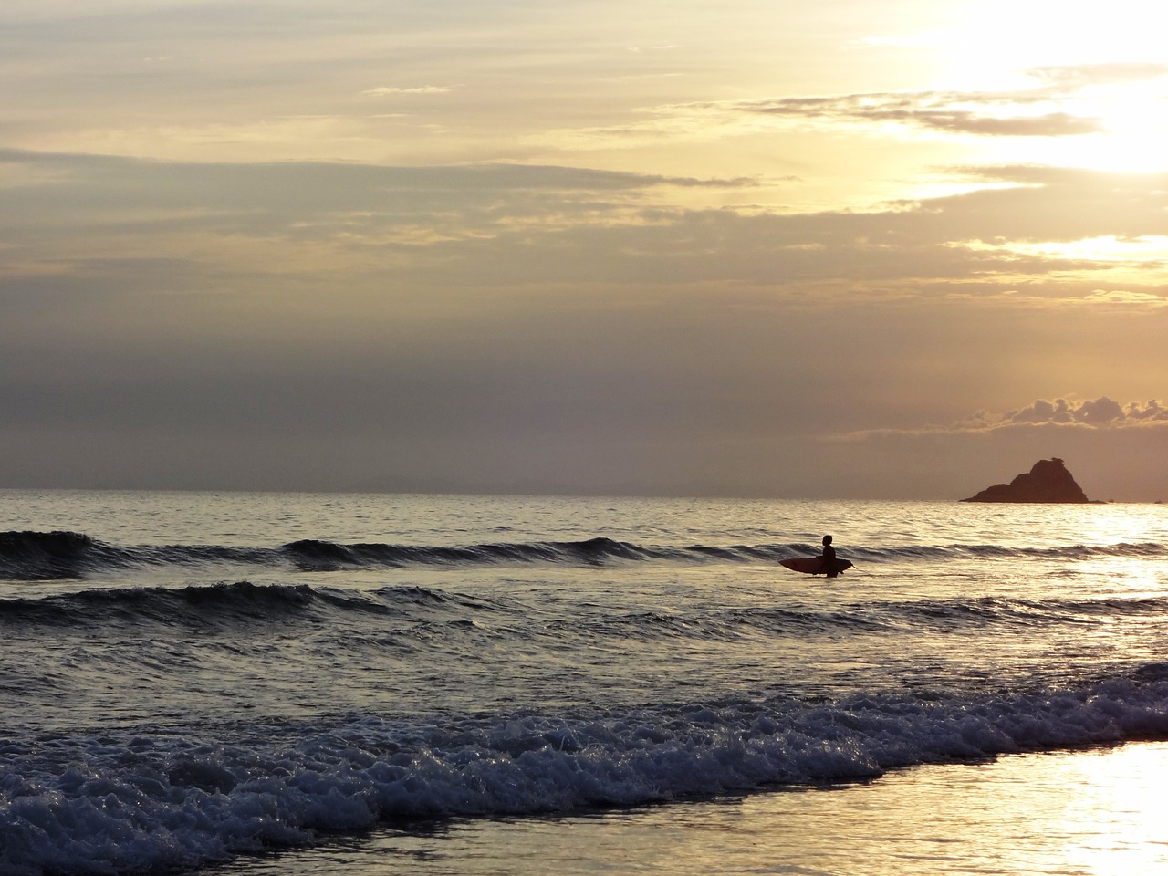 beach holidays twilight free photo