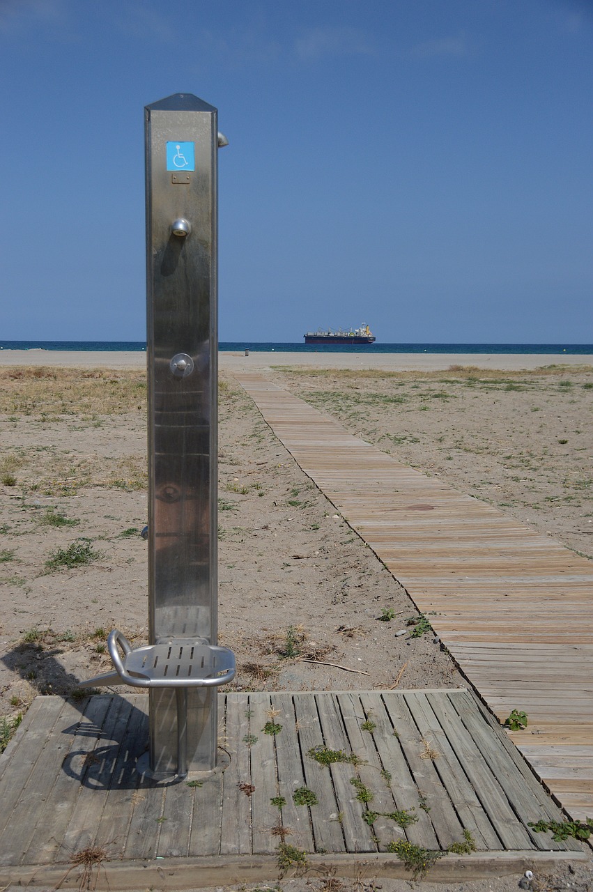 beach shower boat free photo