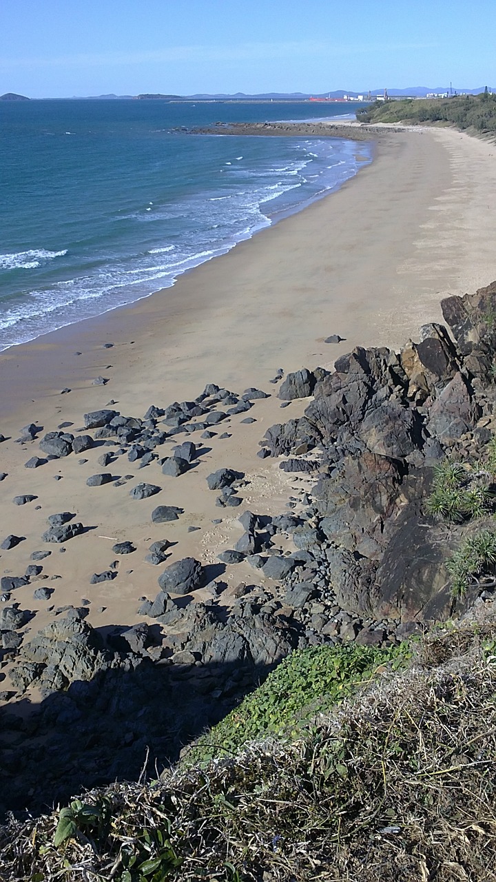 beach lookout view free photo