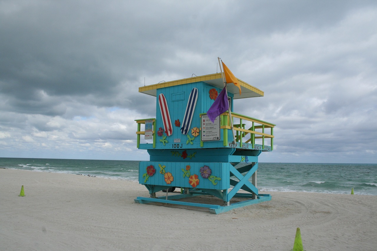 beach chairs bay watch free photo