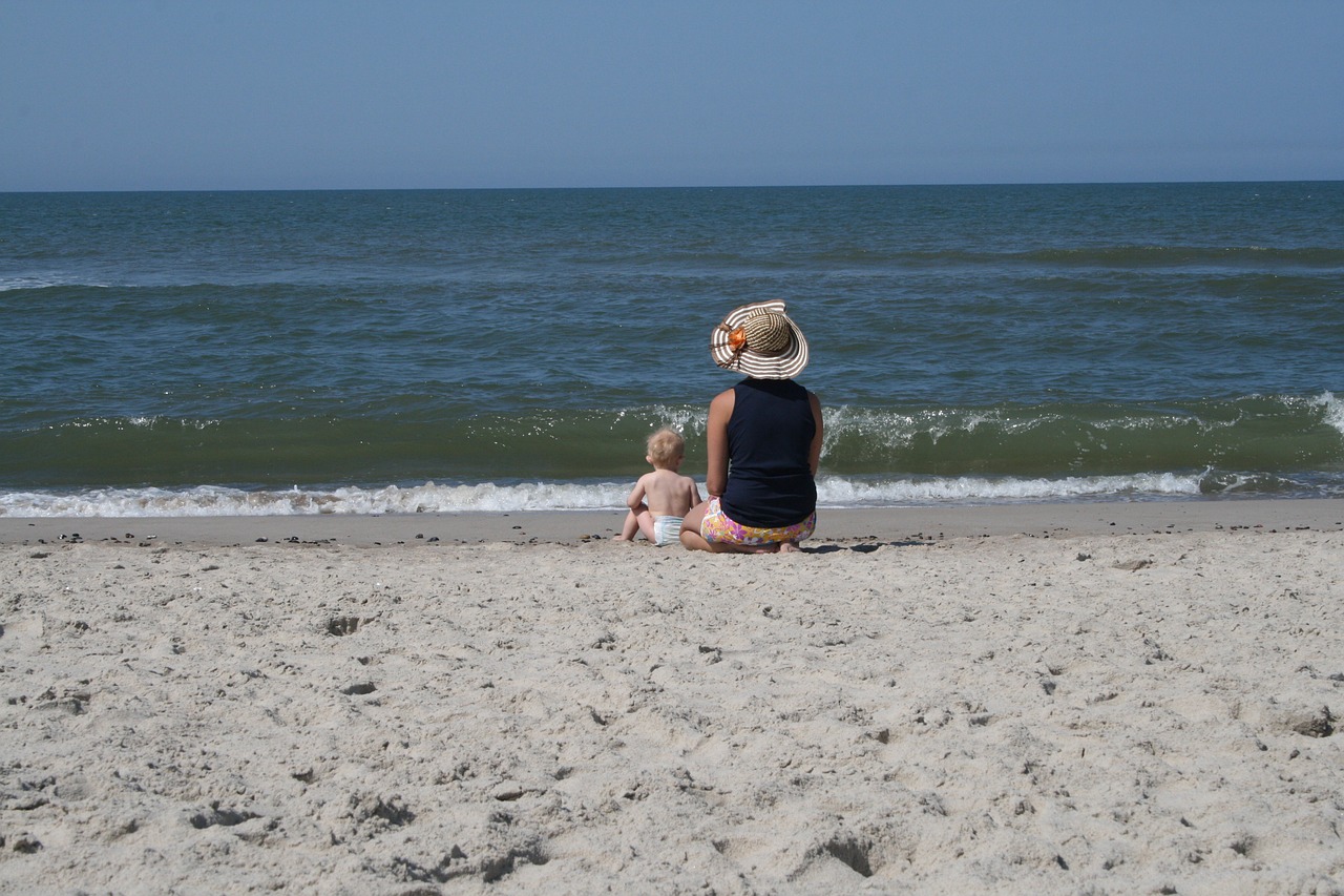 beach sand sea free photo