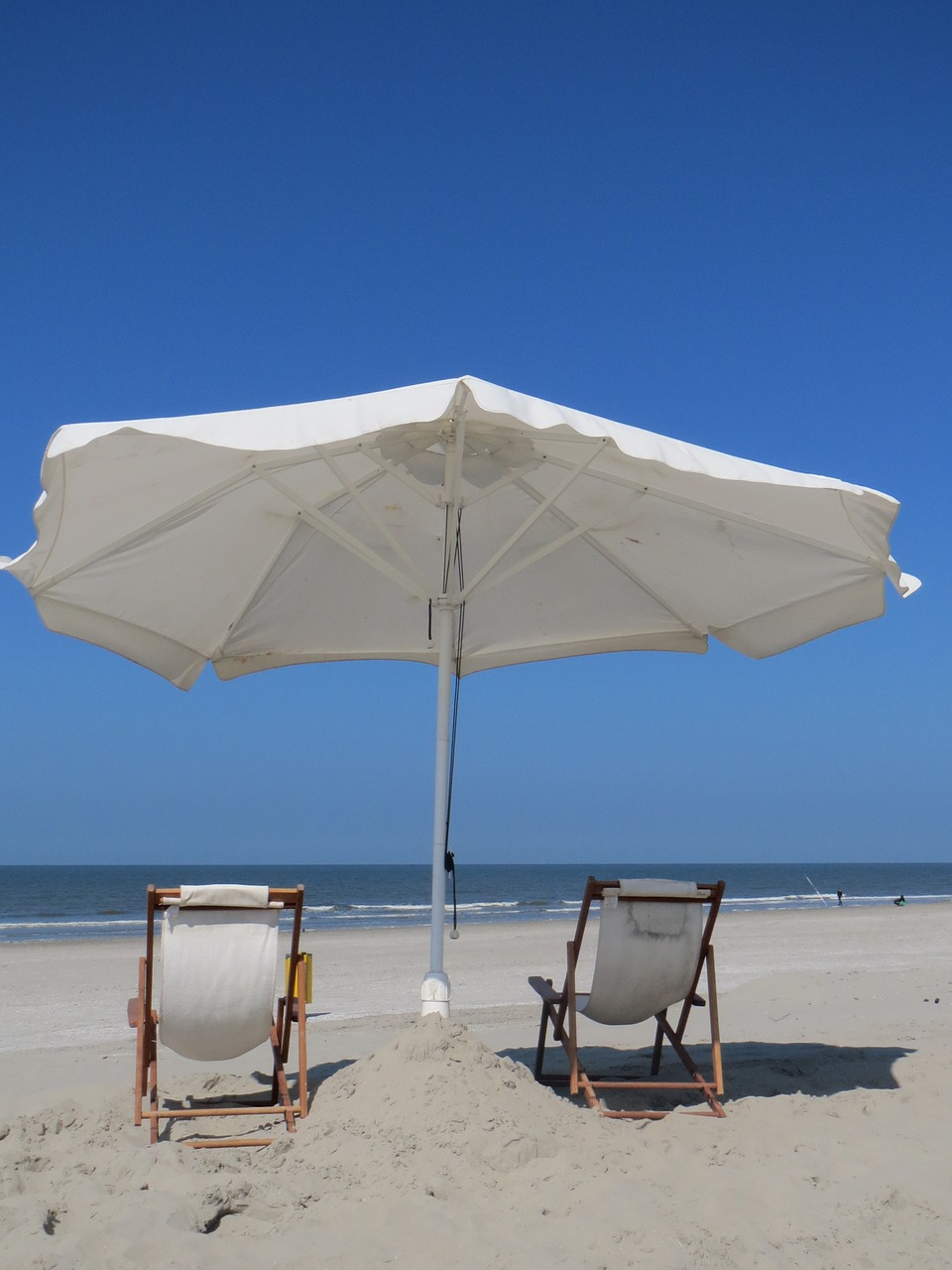 beach beach chair parasol free photo