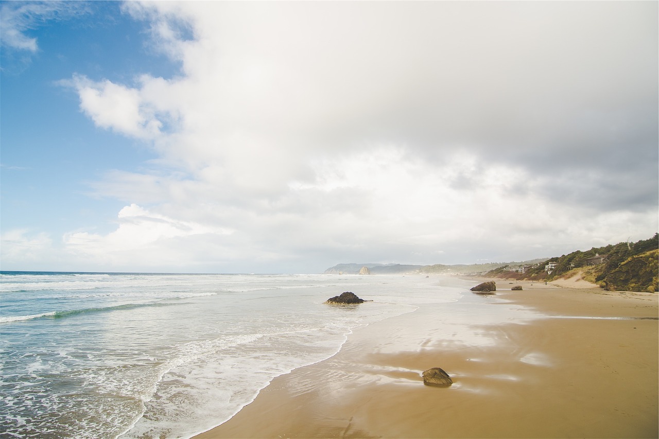 beach sunshine sky free photo