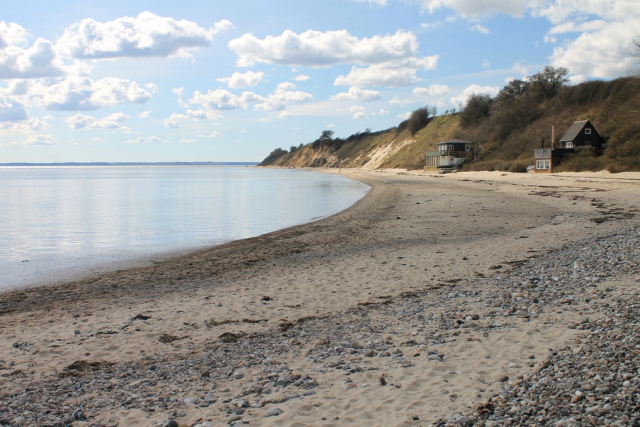 beach denmark spring free photo