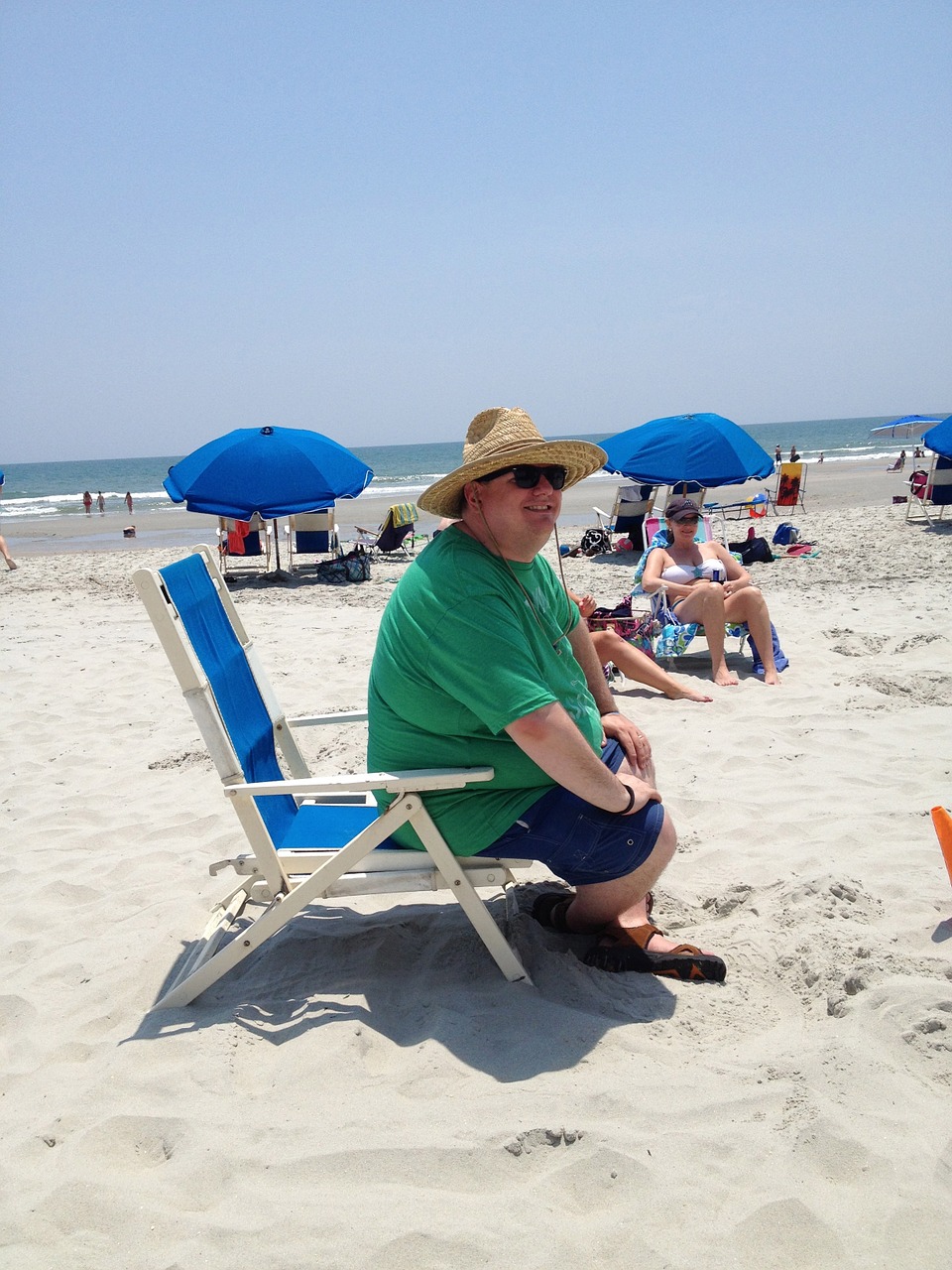 beach funny hat summer free photo