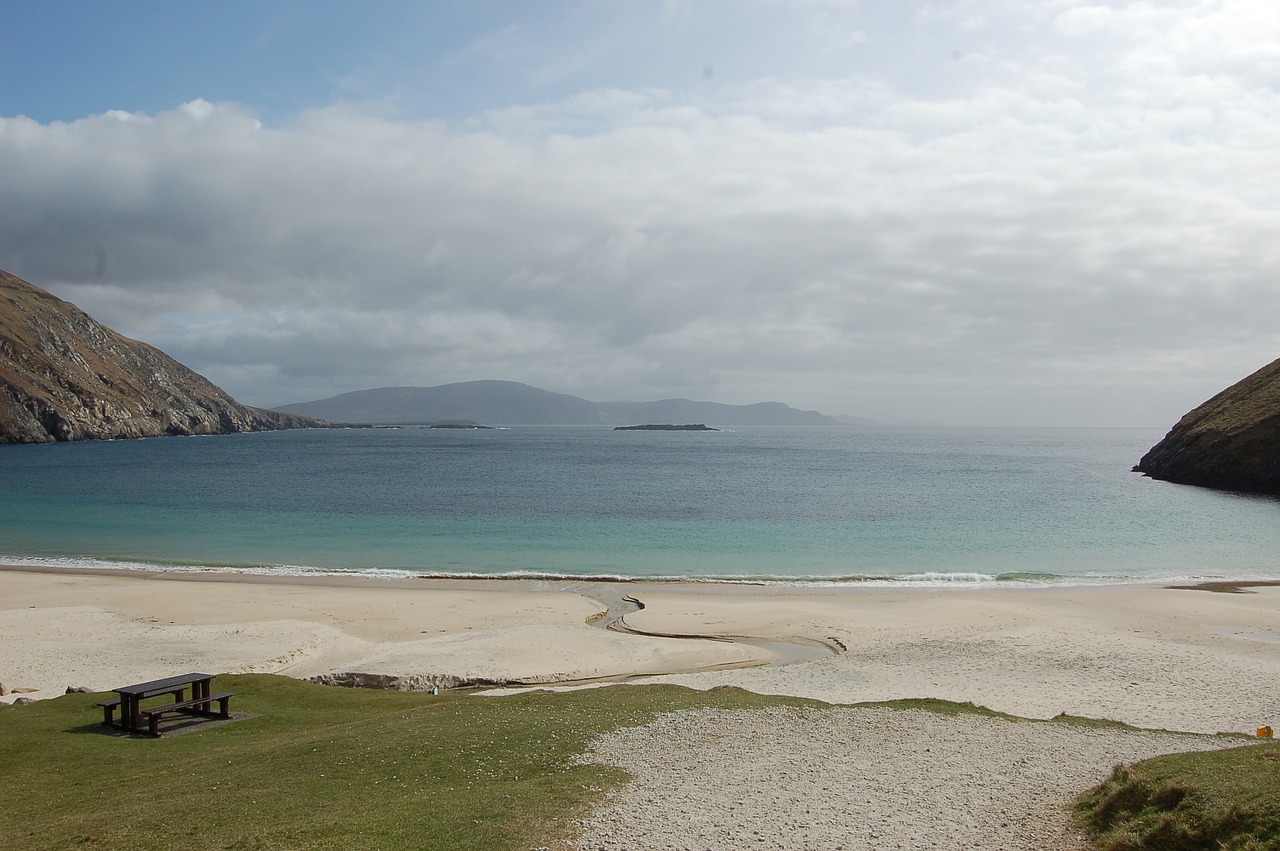 beach sand sea free photo