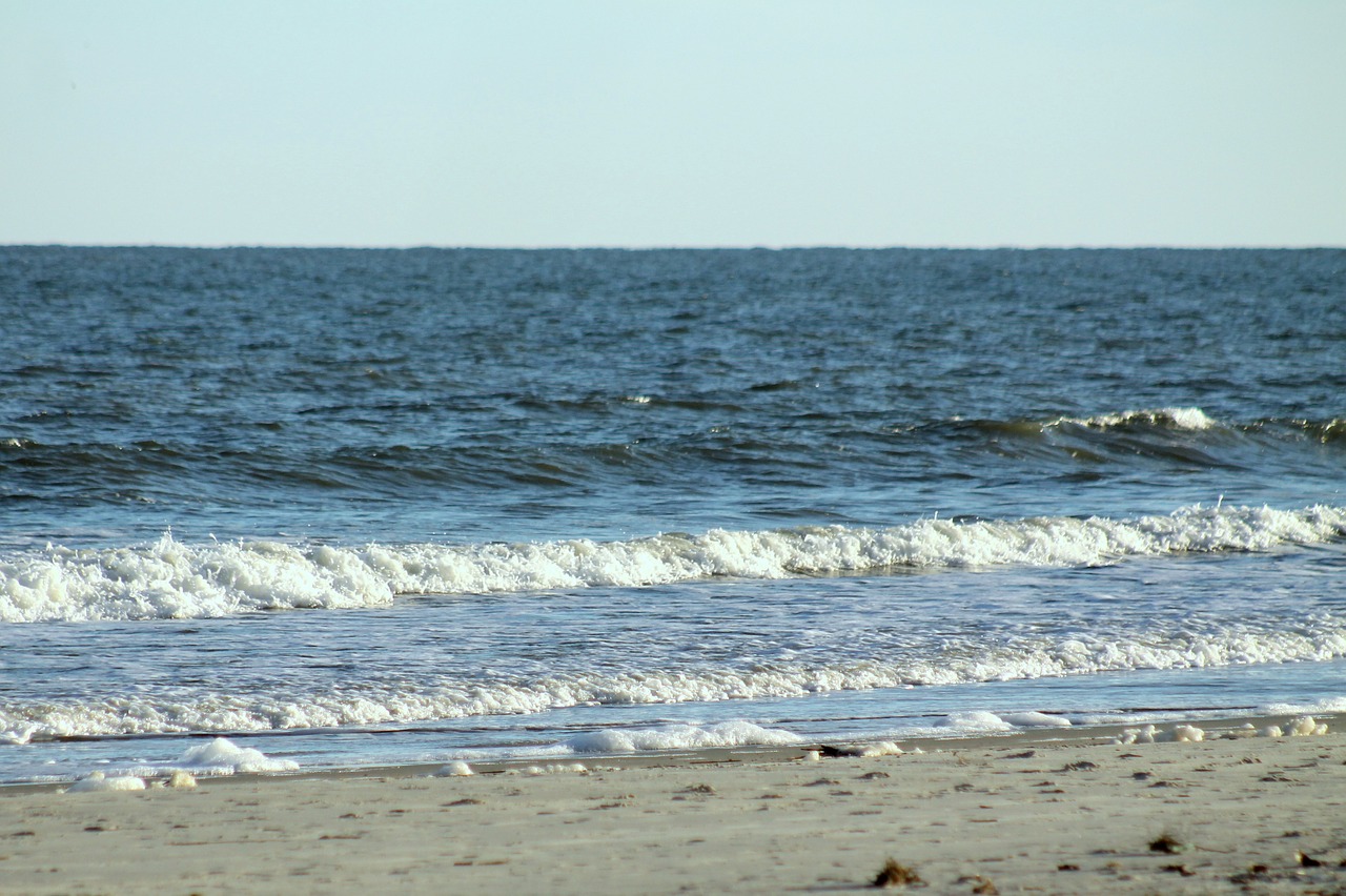 beach waves ocean free photo
