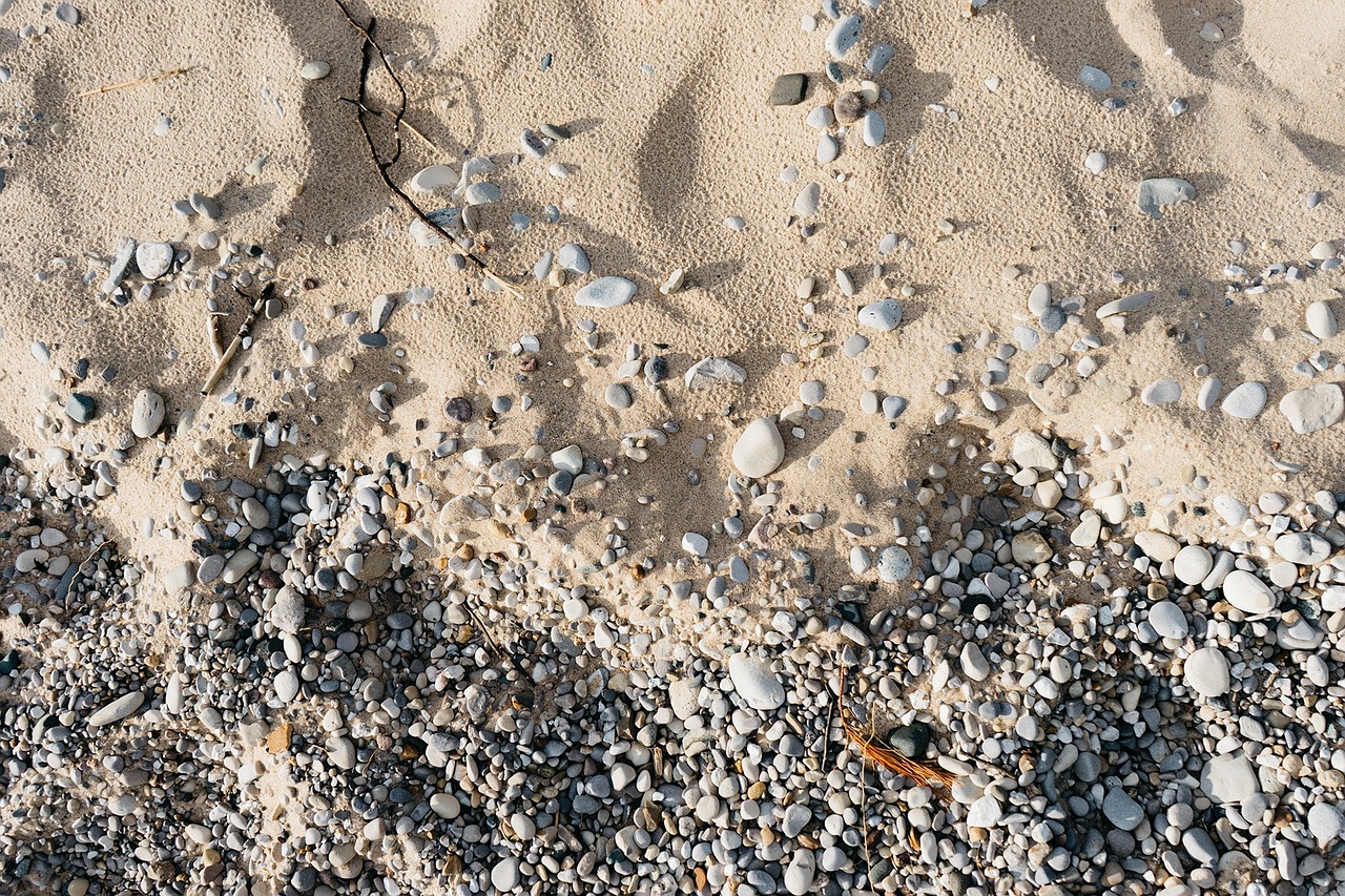 beach pebbles stones free photo