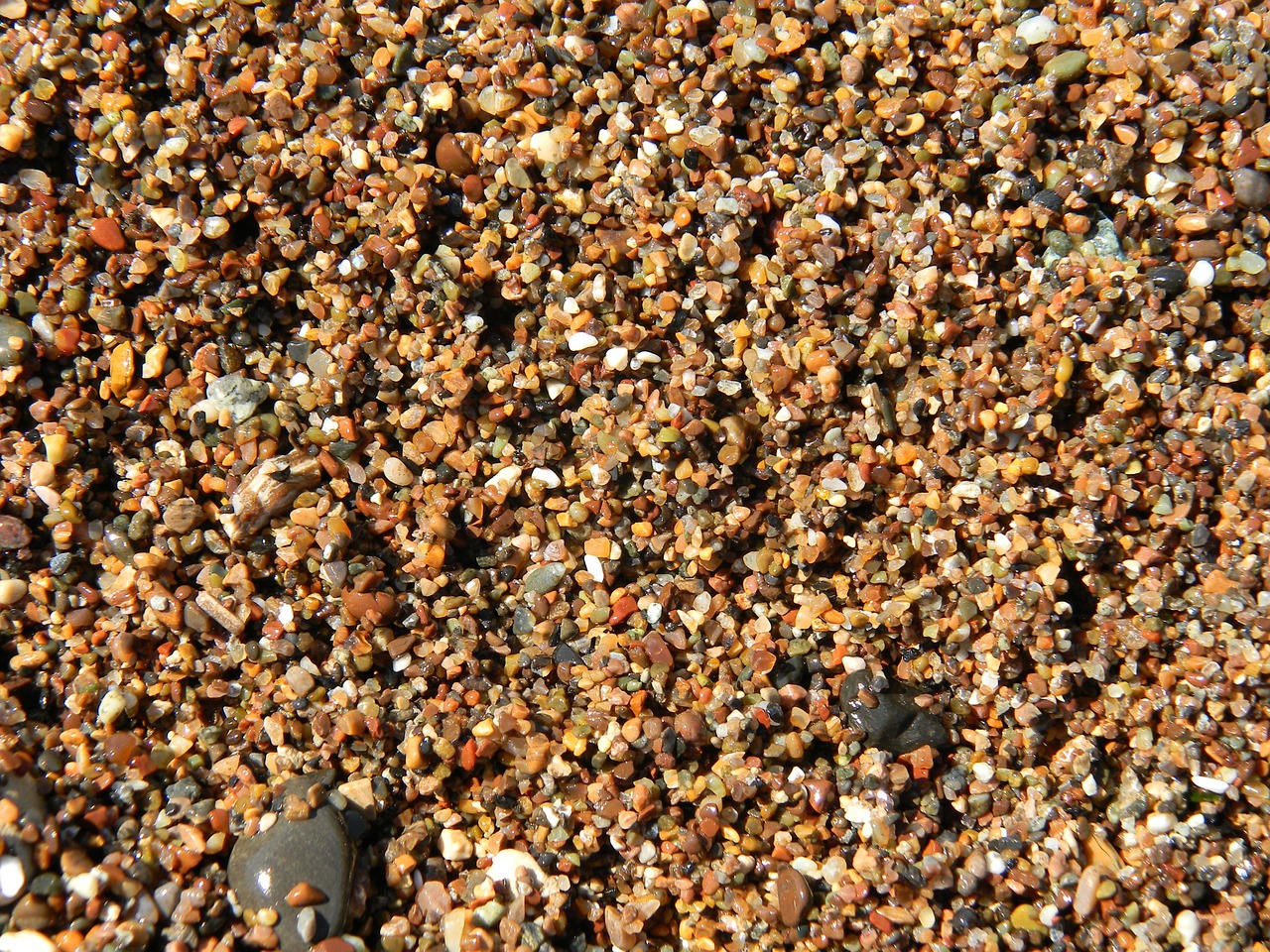 beach sand rocks free photo