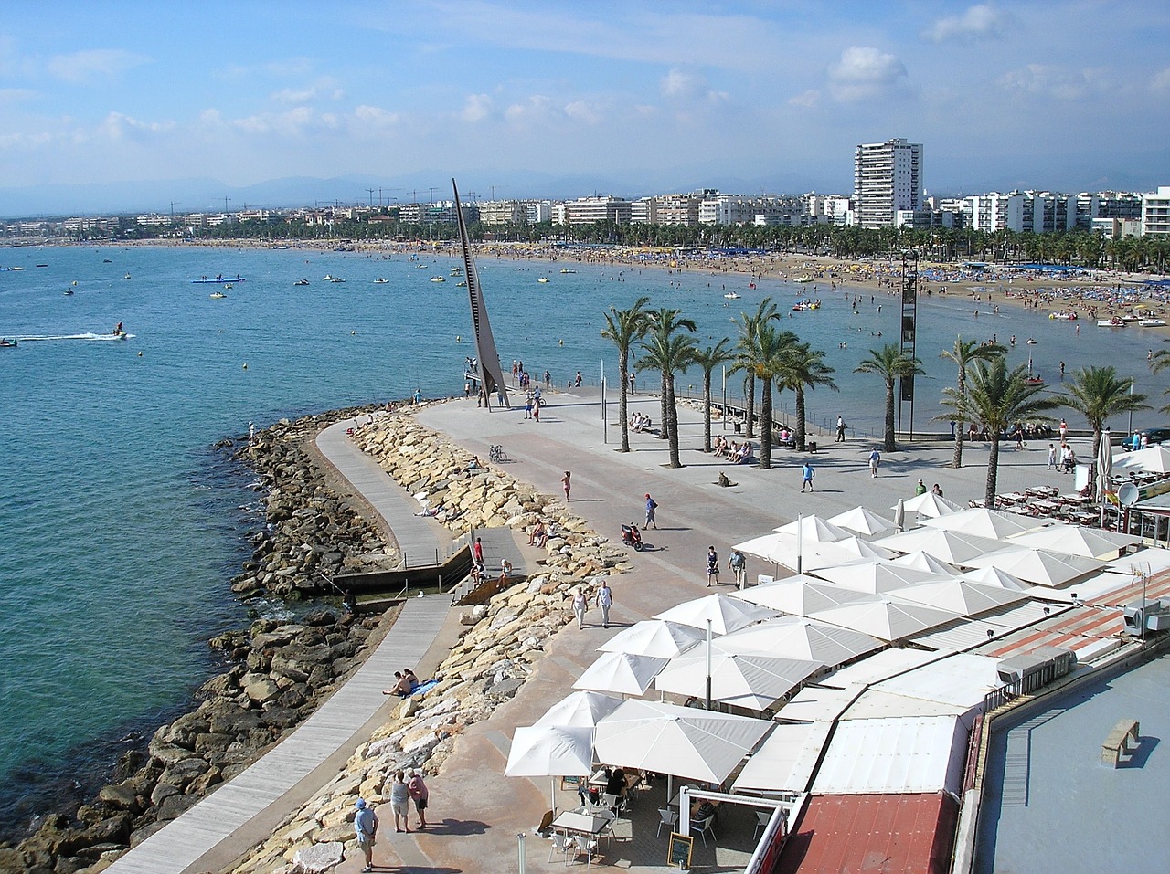 beach blue sunny day free photo