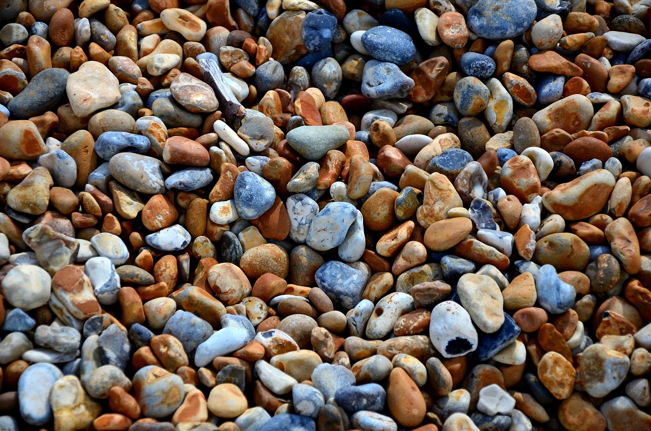 beach stones pebbles free photo