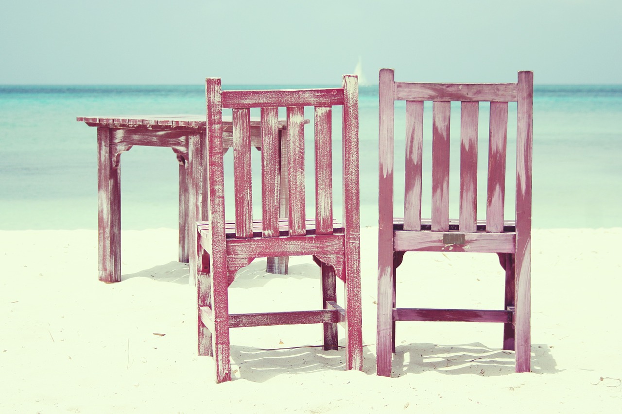 beach chairs sun free photo