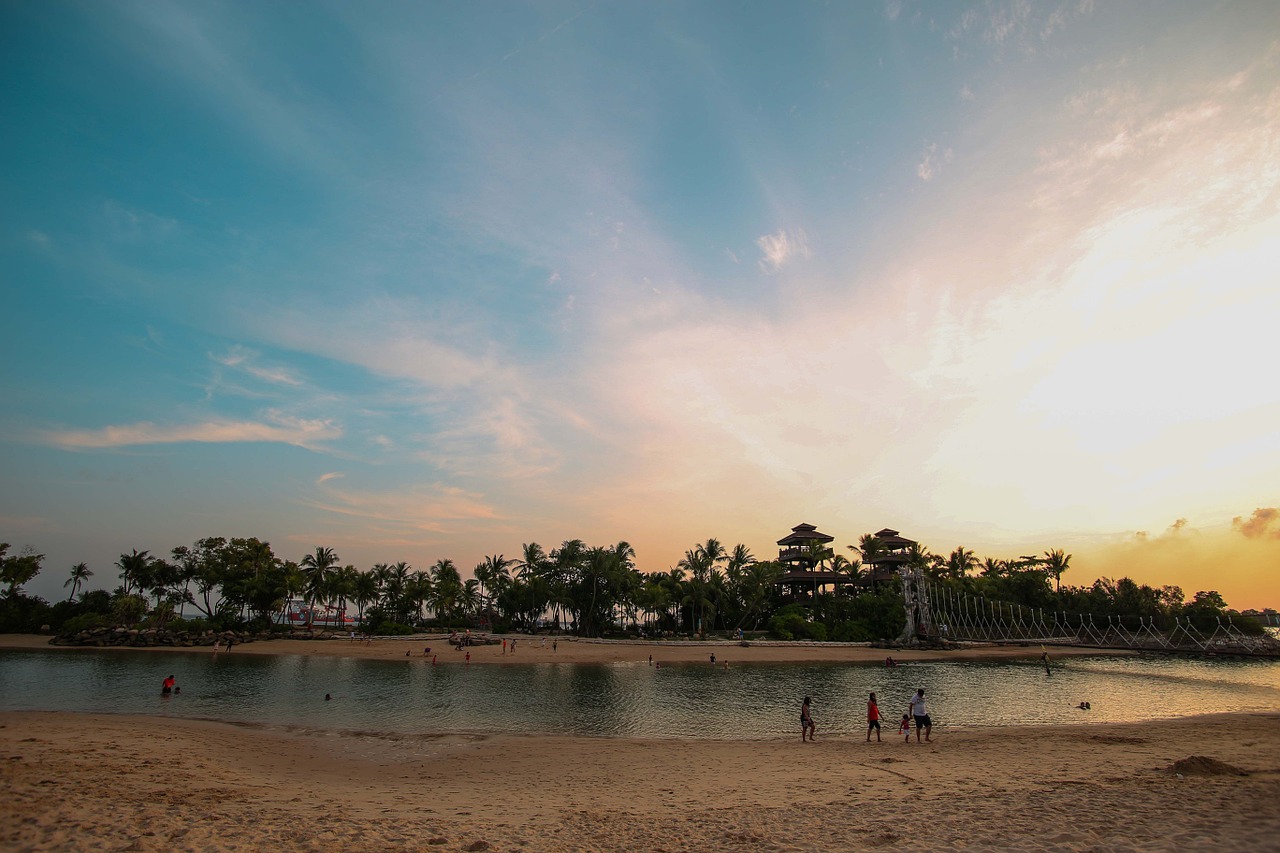 beach singapore summer free photo