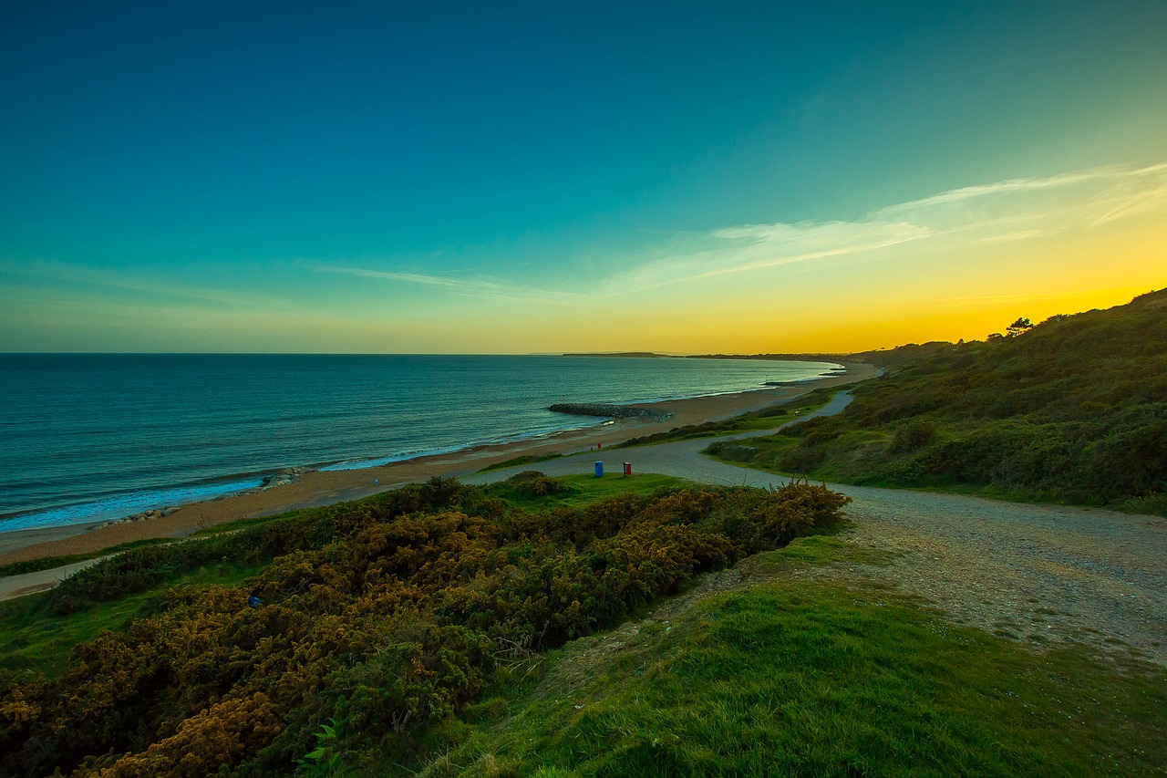 beach sunset country free photo