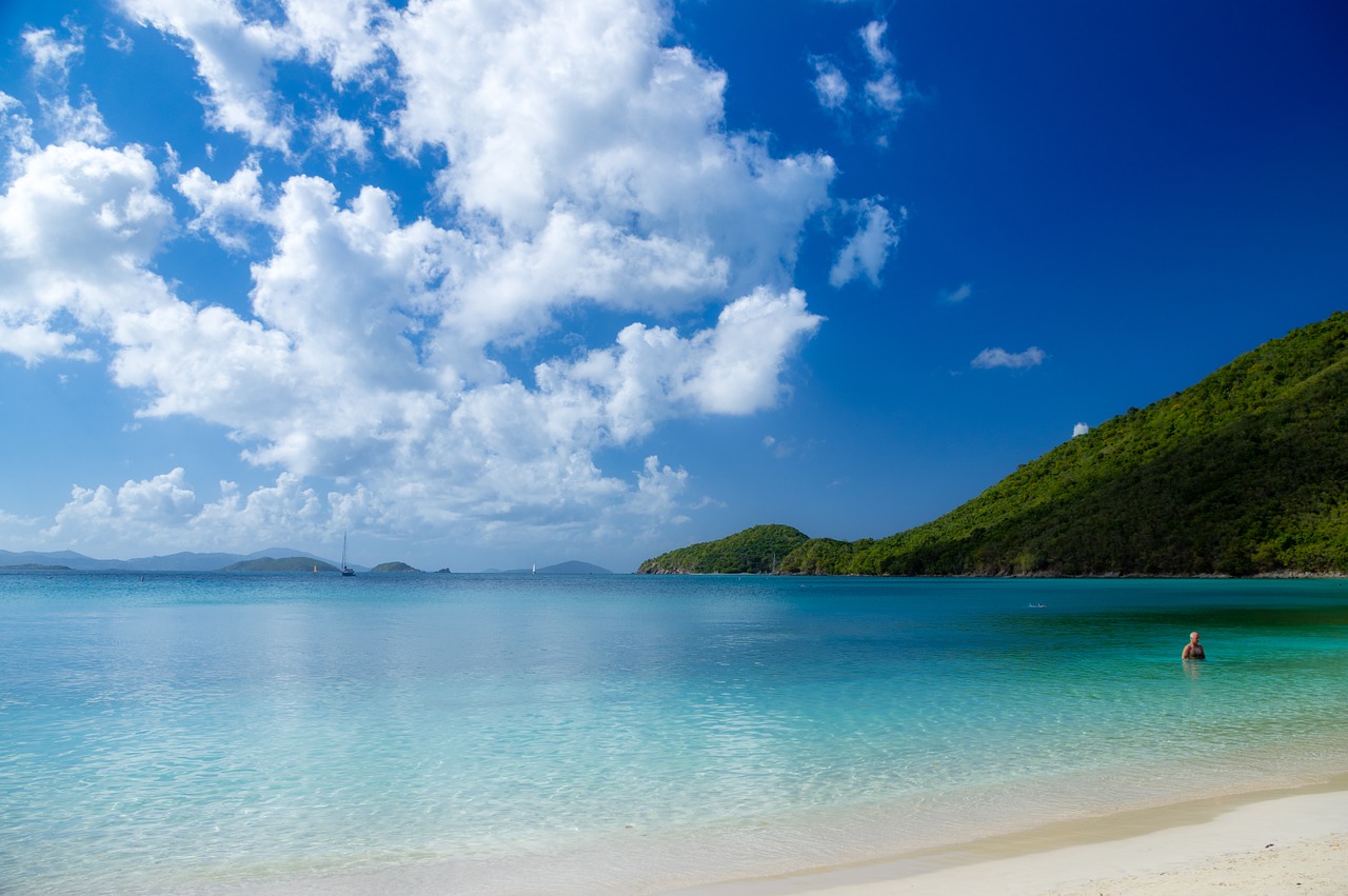 beach sand ocean free photo