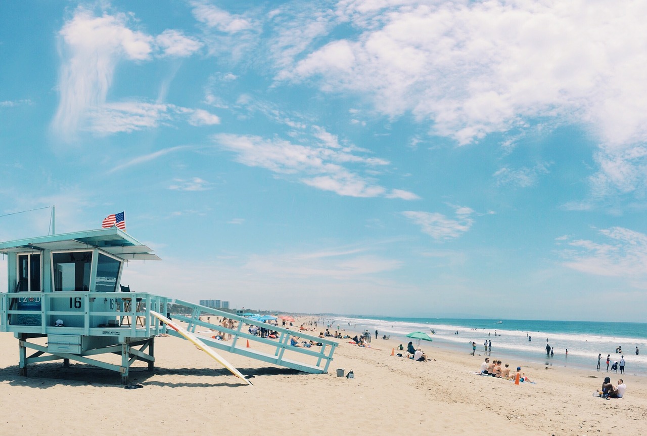 beach usa coast free photo