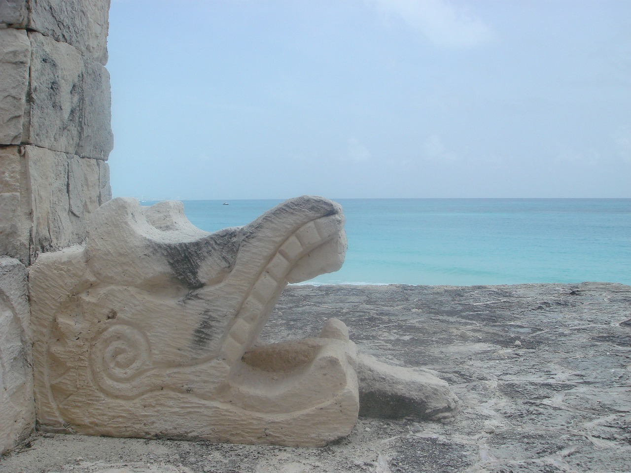 beach maya prehispanic free photo