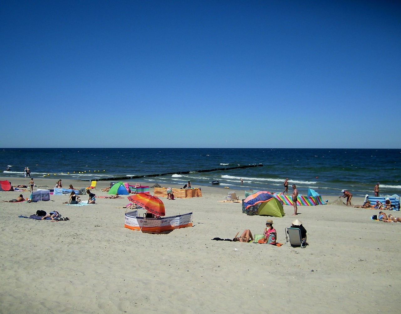 beach human the baltic sea free photo