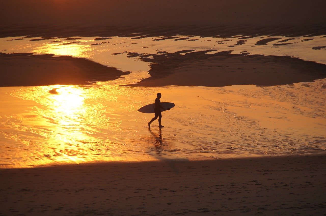 beach sunset gradually free photo