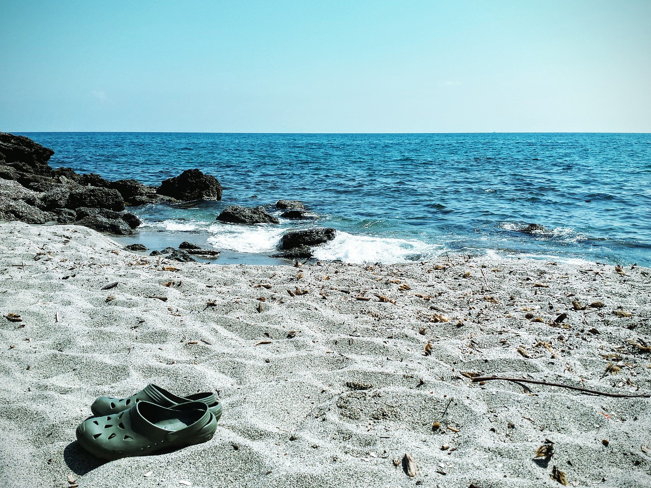 beach corsica sea free photo