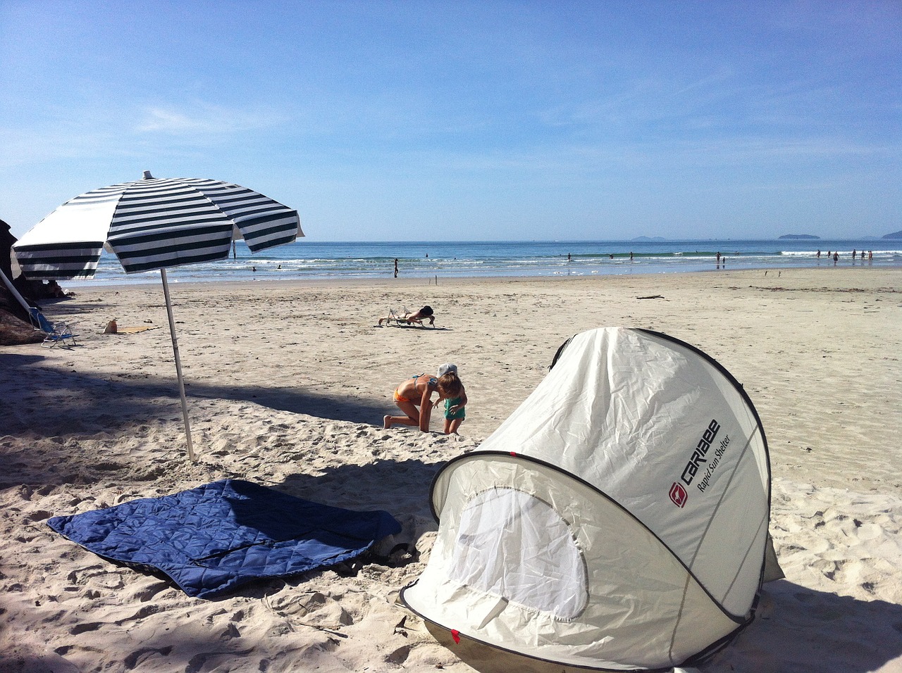 beach tent sun free photo