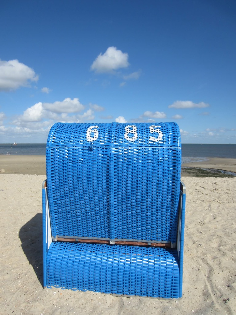 beach blue beach chair free photo