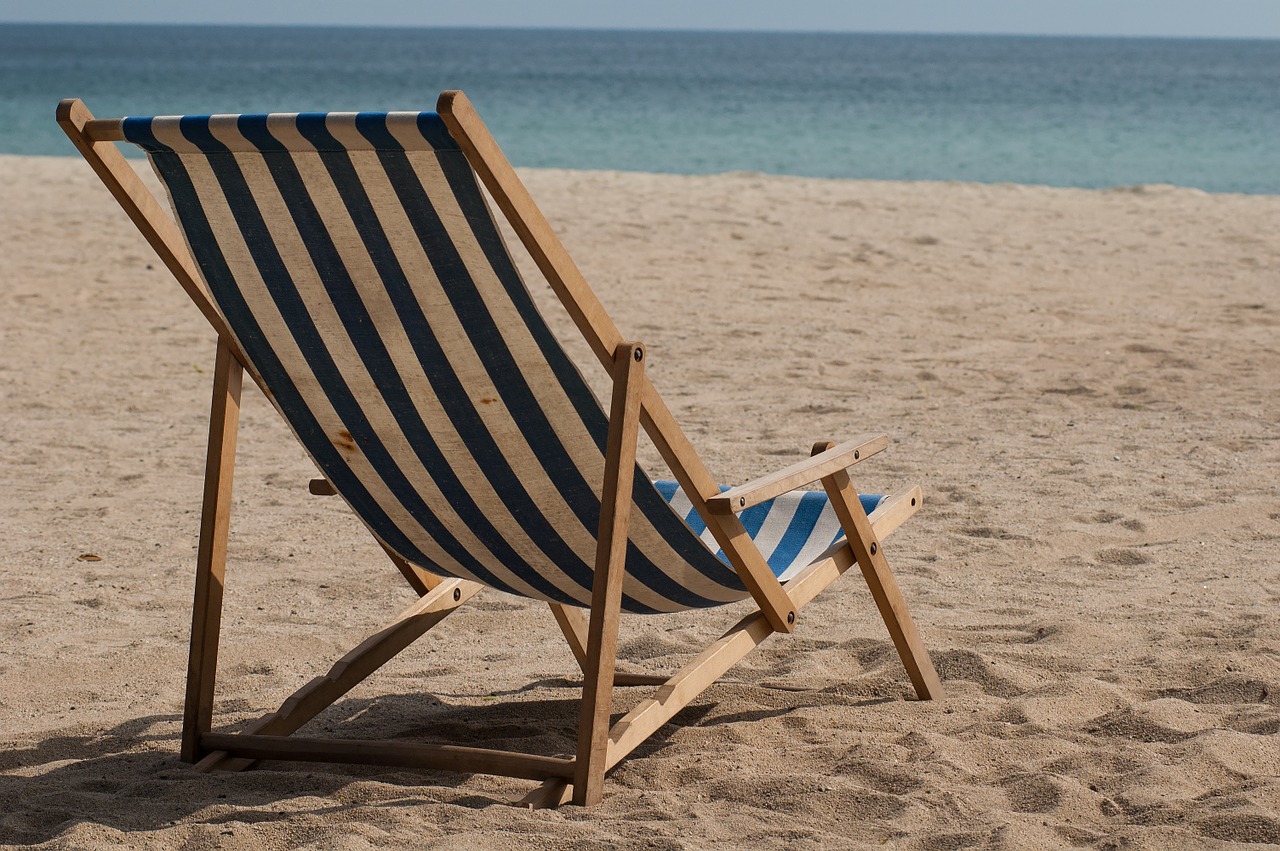 beach beach chair sand free photo