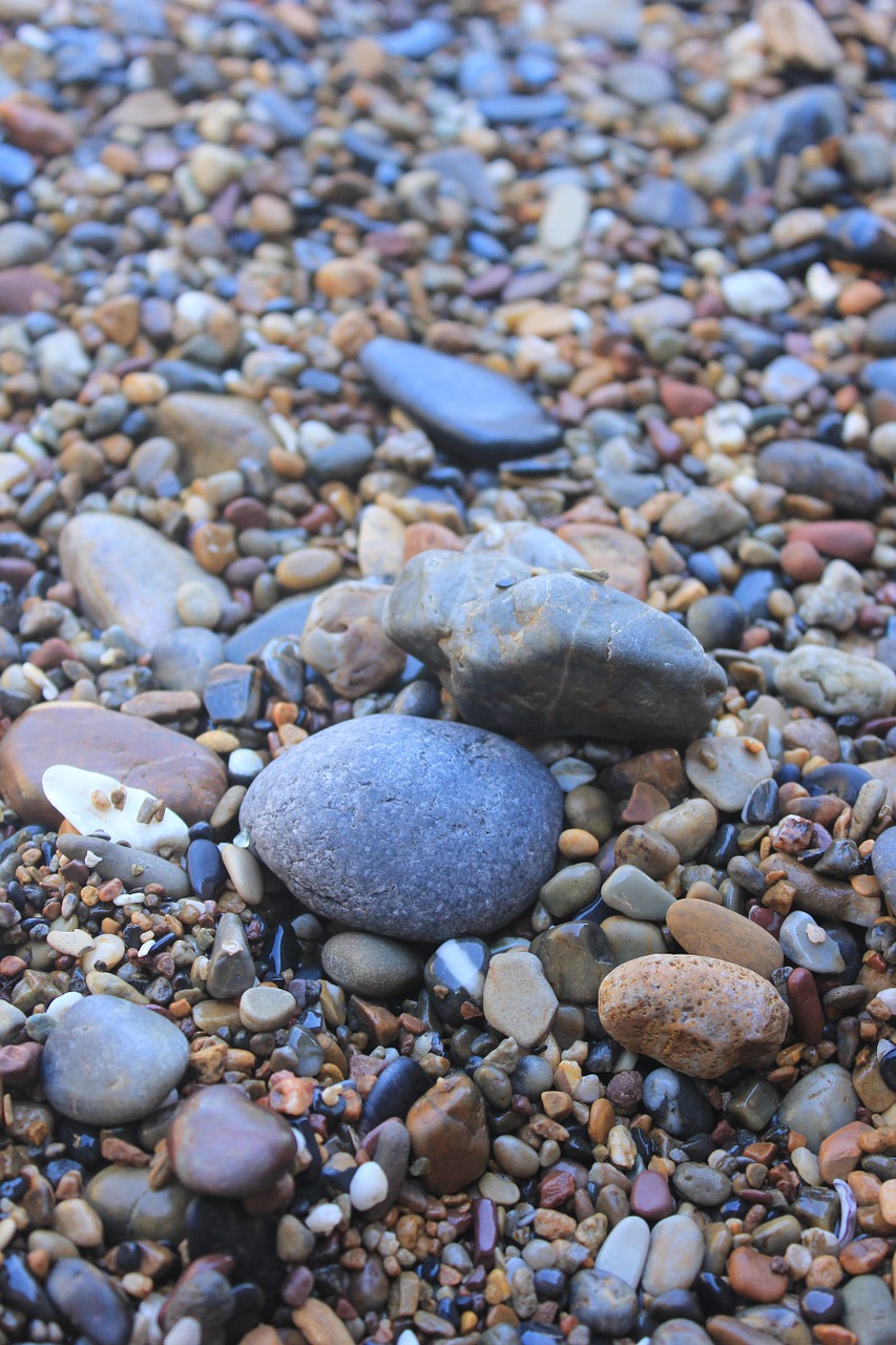 beach cobblestone stone free photo