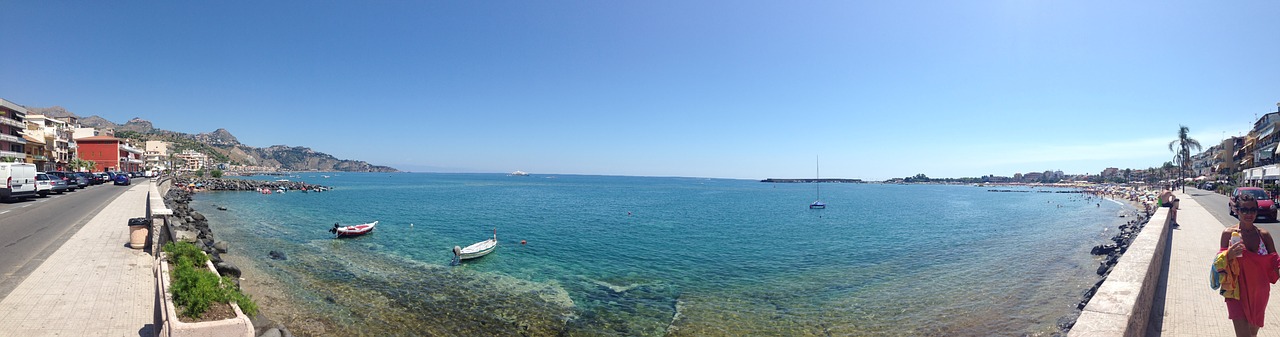 beach sea sicily free photo