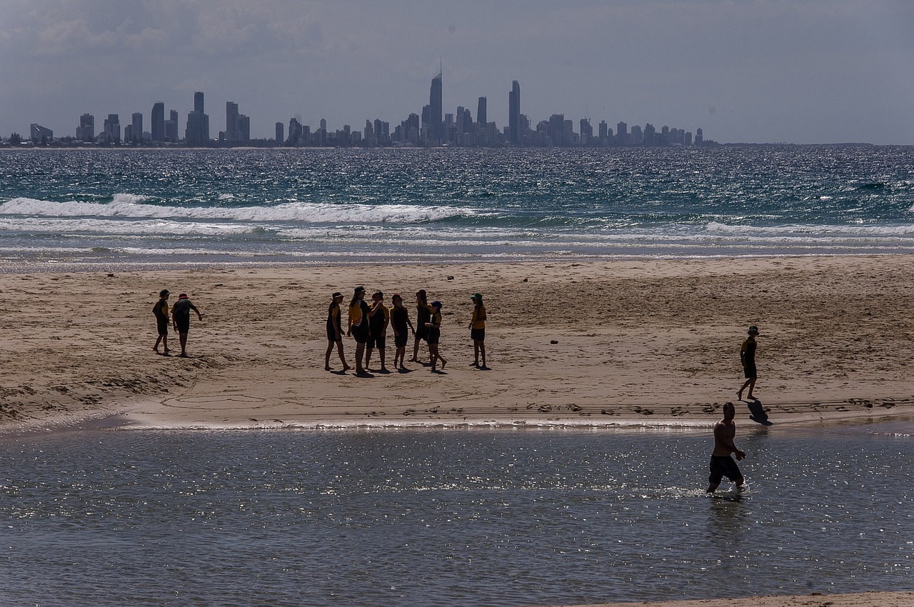 beach people sea free photo