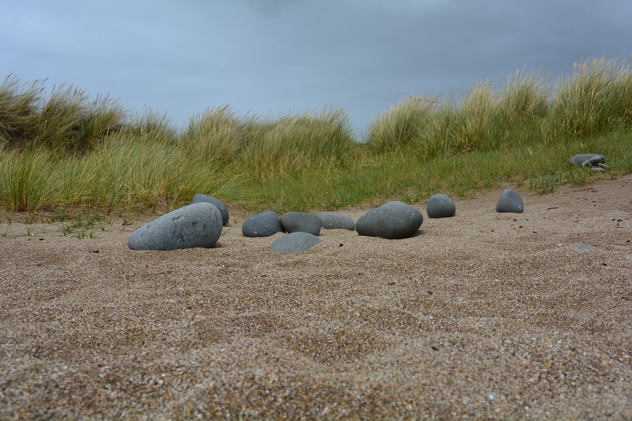 beach stones rocks free photo