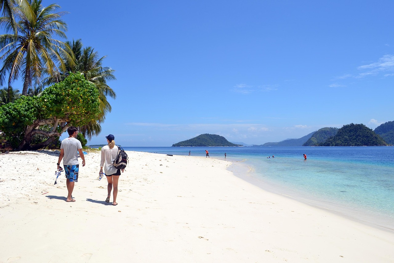 beach blue sea free photo