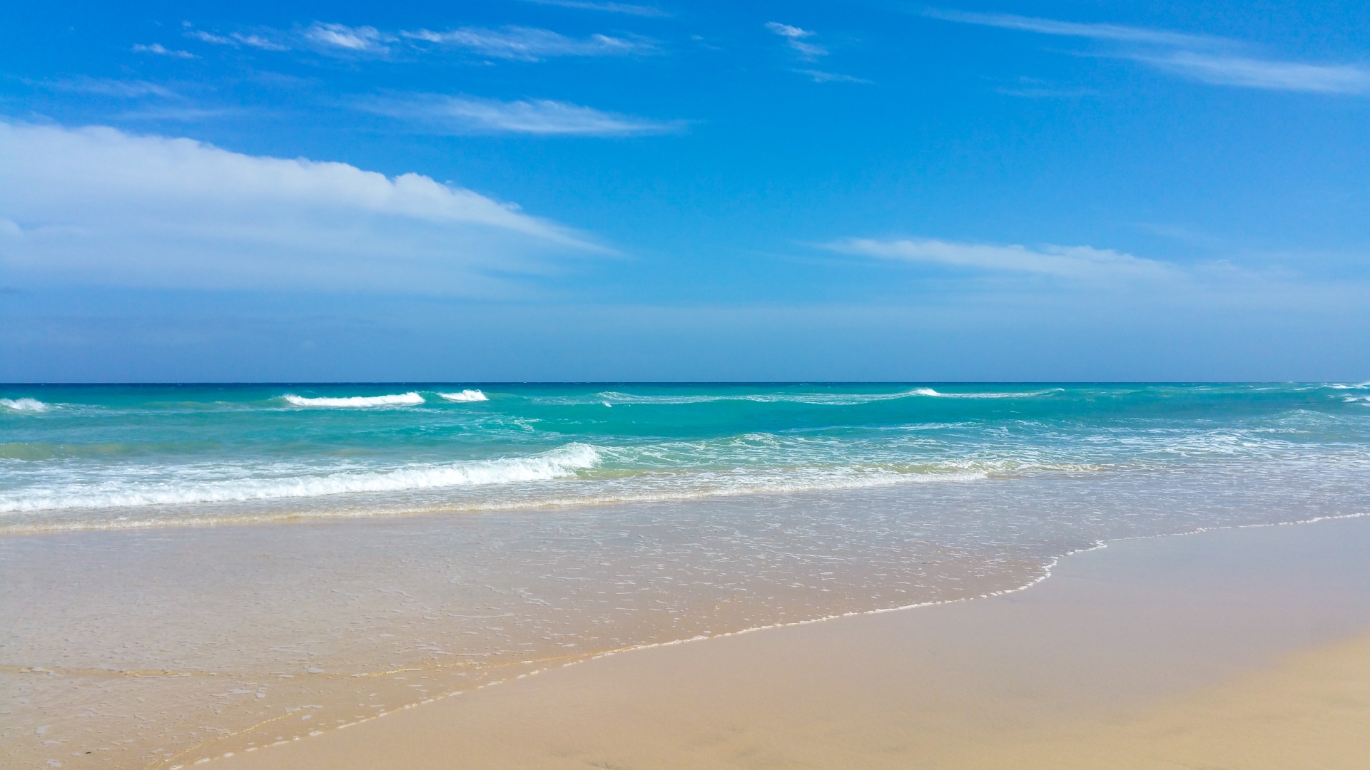 background beach blue free photo