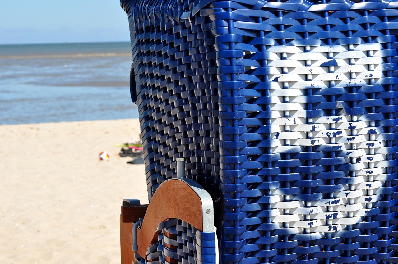 beach chair beach summer free photo