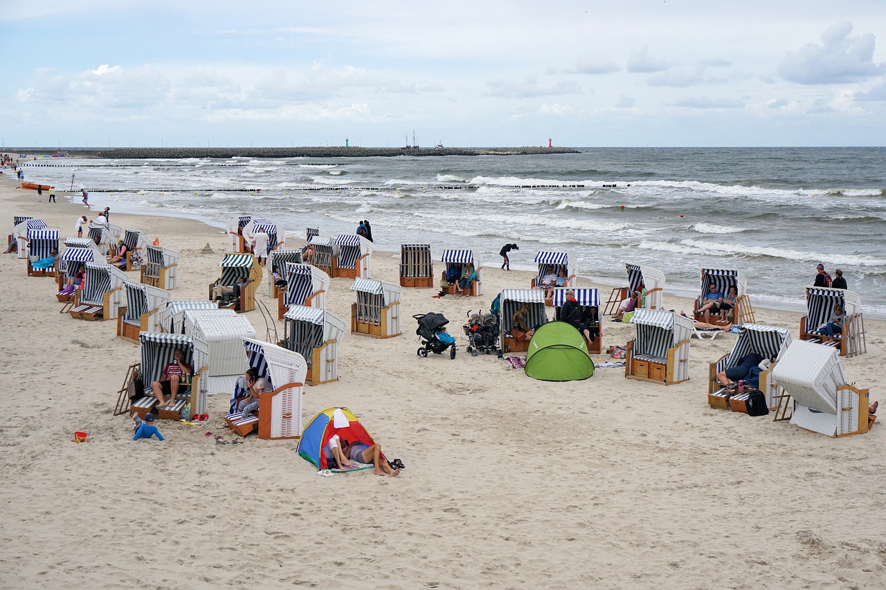 beach chair sand beach free photo