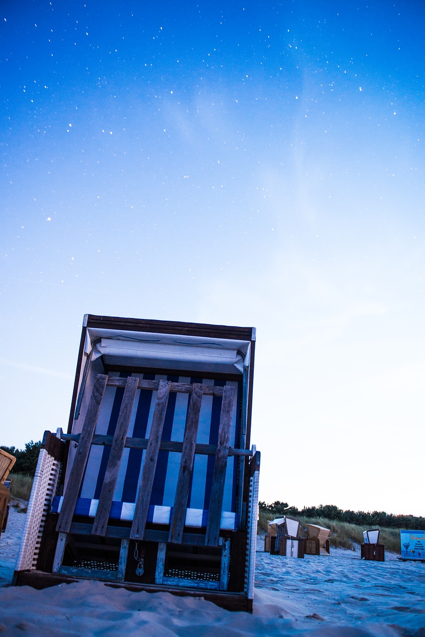 beach chair sand beach free photo