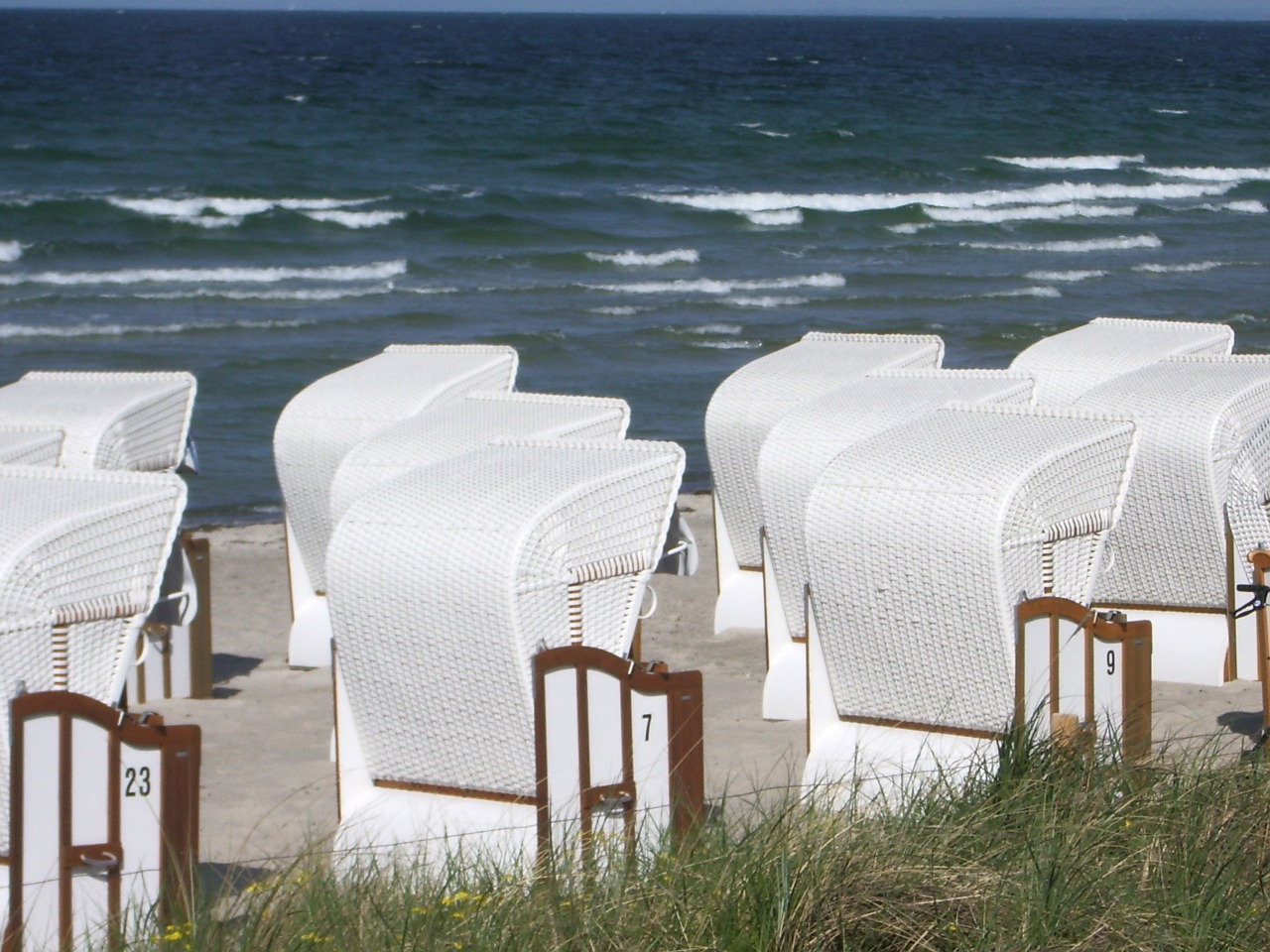 beach chair sea chair free photo