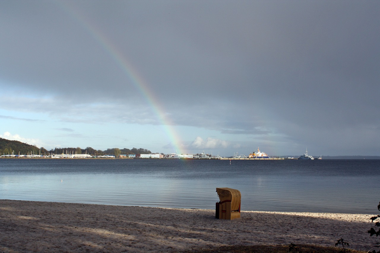 beach chair baltic sea mood free photo