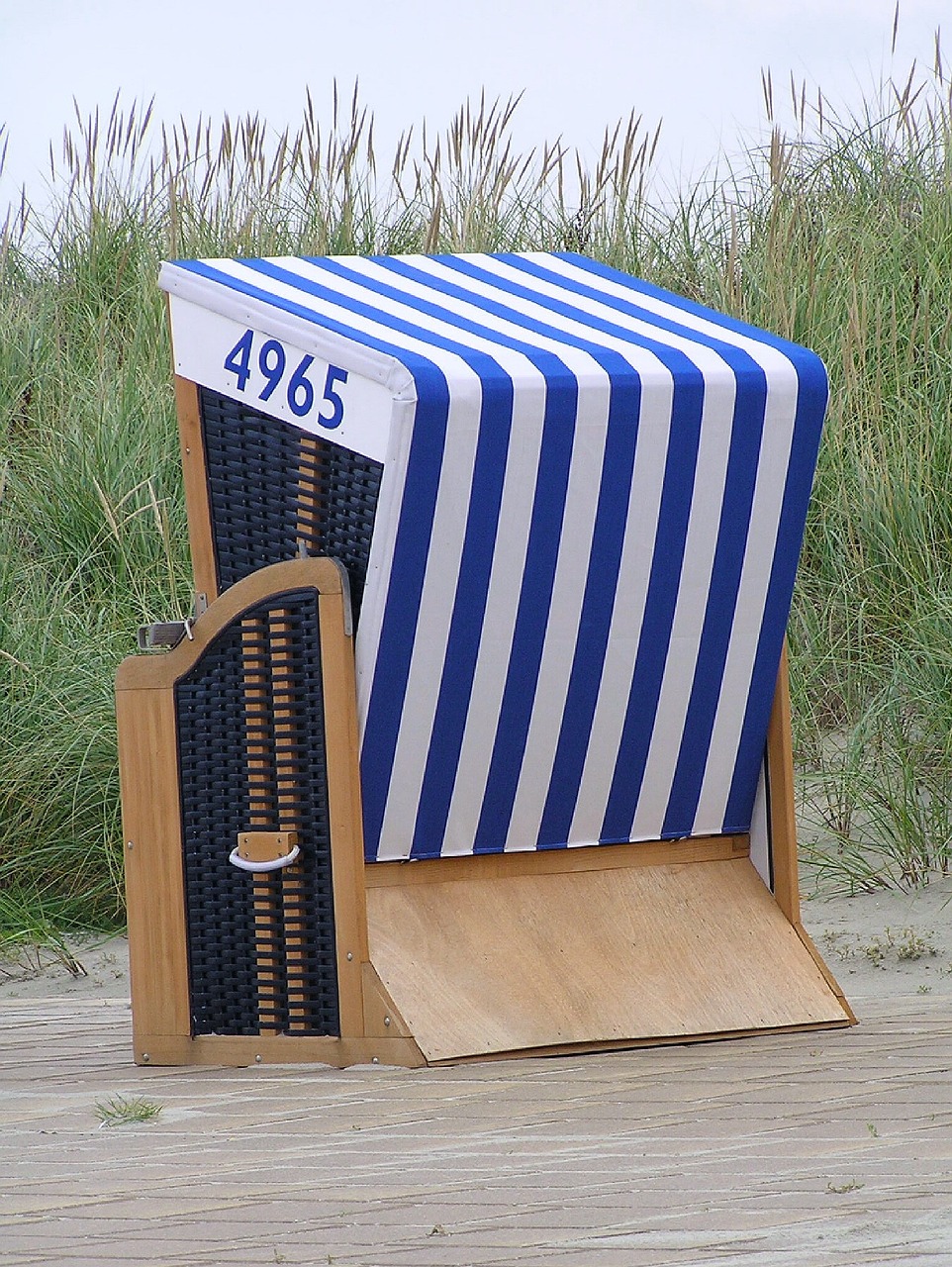 beach chair north sea beach free photo